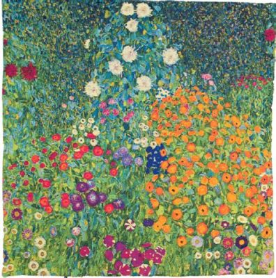  The Flower Garden Tapestry： An Exquisite Tapestry Depicting Floral Bounty and Spiritual Tranquility!